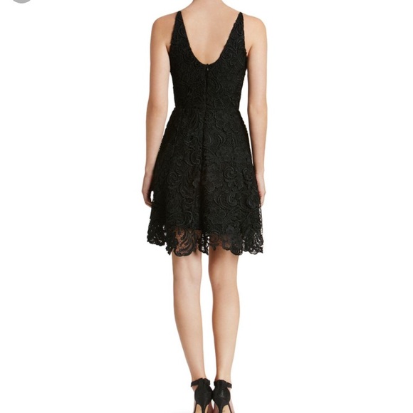 French Lace Fit & Flare Mini Dress - Picture 2 of 3